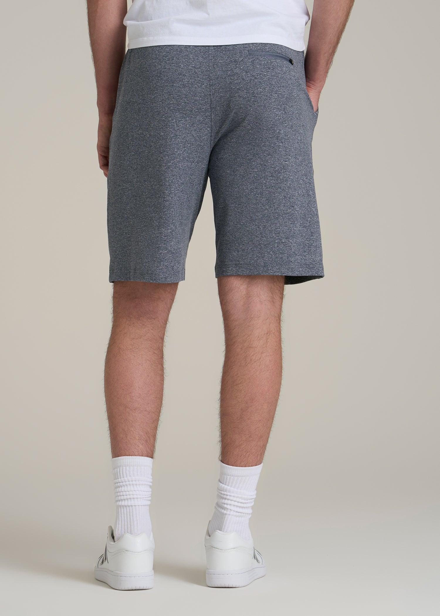 Weekender Stretch Lounge Shorts for Tall Men in Navy Mix Product Image