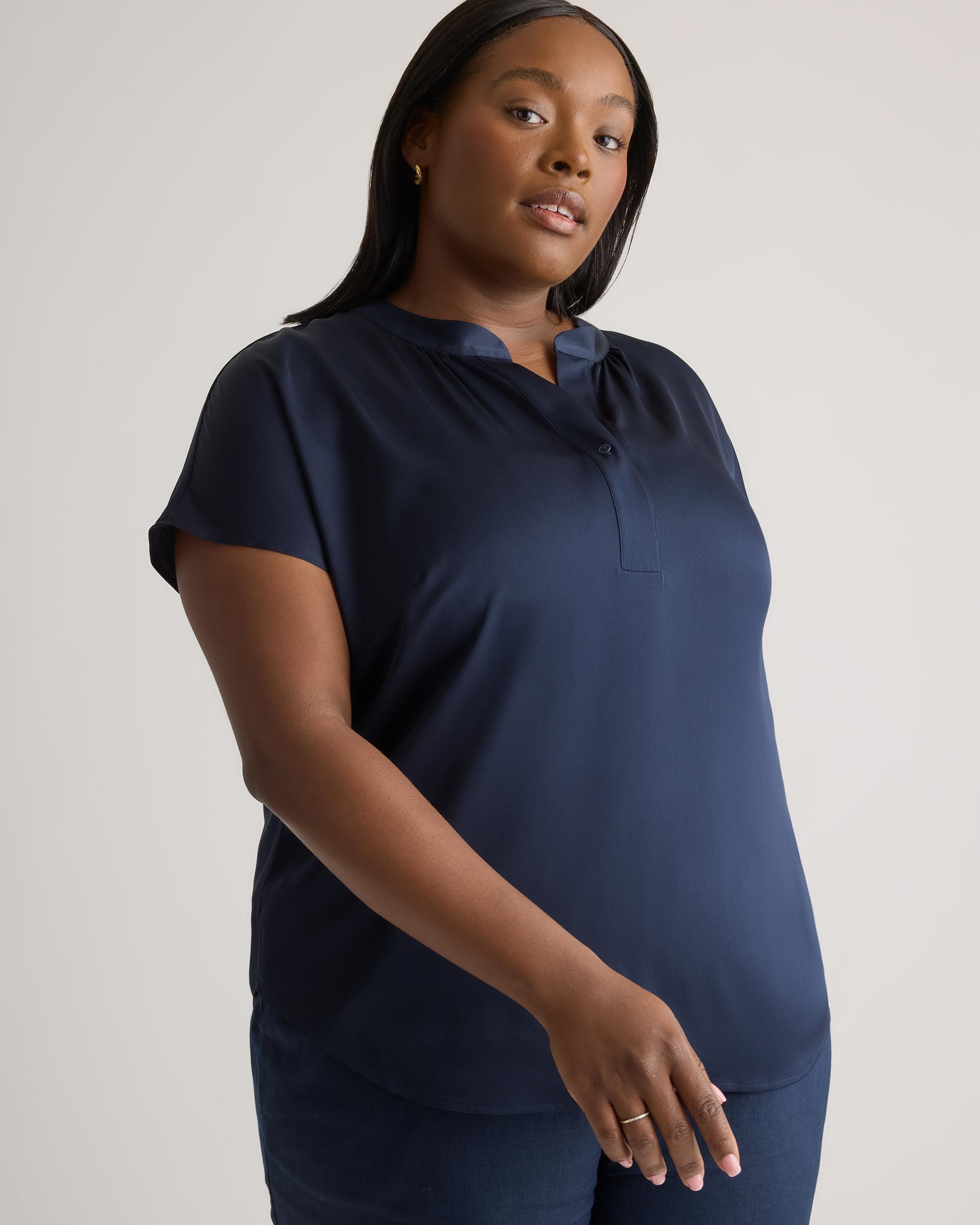 Quince | Women's Washable Stretch Silk Dolman Sleeve Blouse Mulberry Silk Product Image