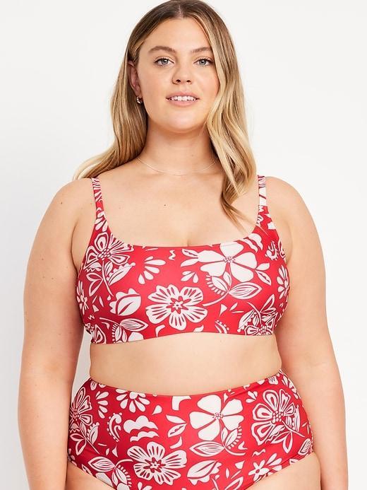 Scoop-Neck Bikini Swim Top Product Image