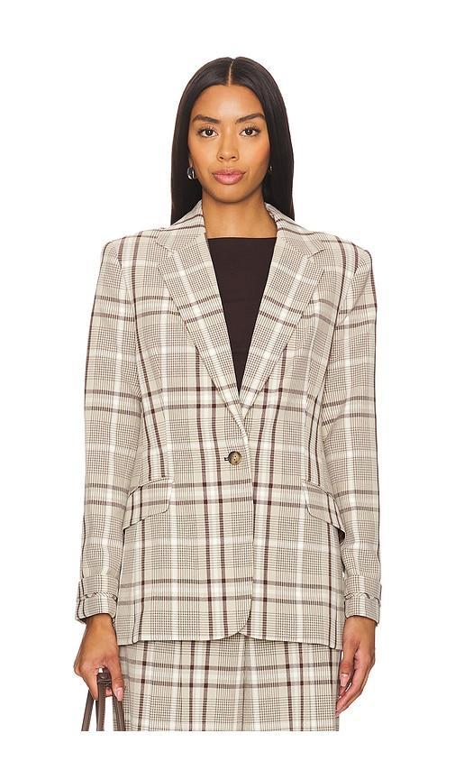 Lillie Peak Lapel Single Breasted Blazer SIMKHAI Product Image