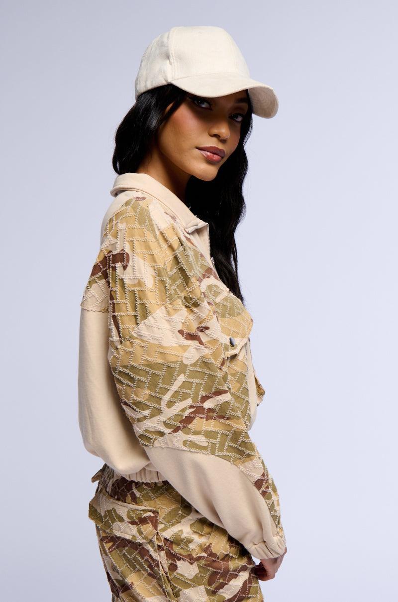ON DUTY LONG SLEEVE CAMO PRINT SWEATSHIRT Product Image