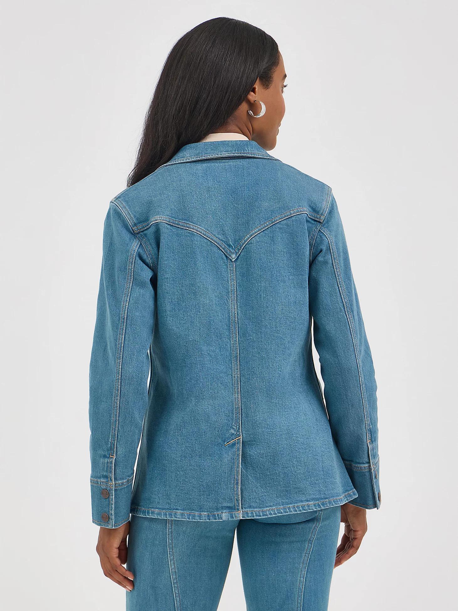 Women's Wrangler Denim Blazer | Women's JACKETS & OUTERWEAR | Wrangler® Product Image