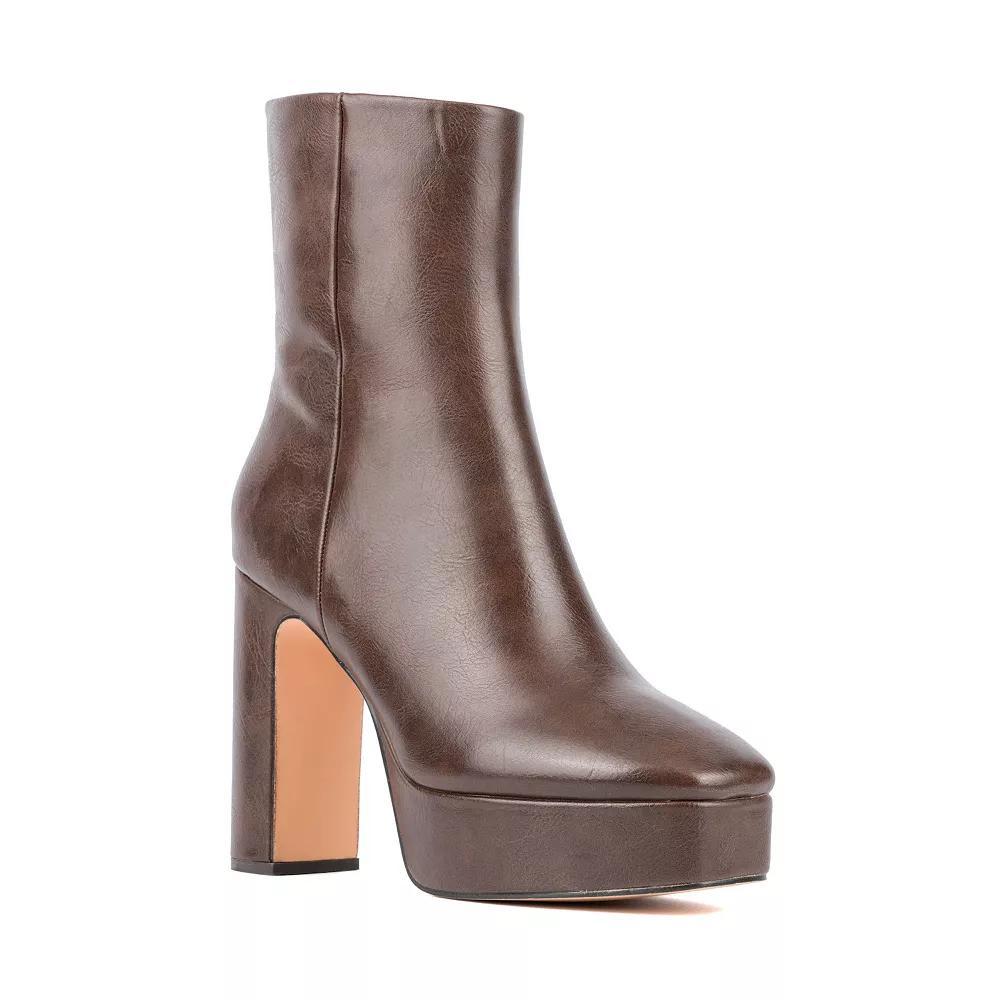 New York & Company Raylyn Women's Ankle Boots, Size: 11, Brown Product Image