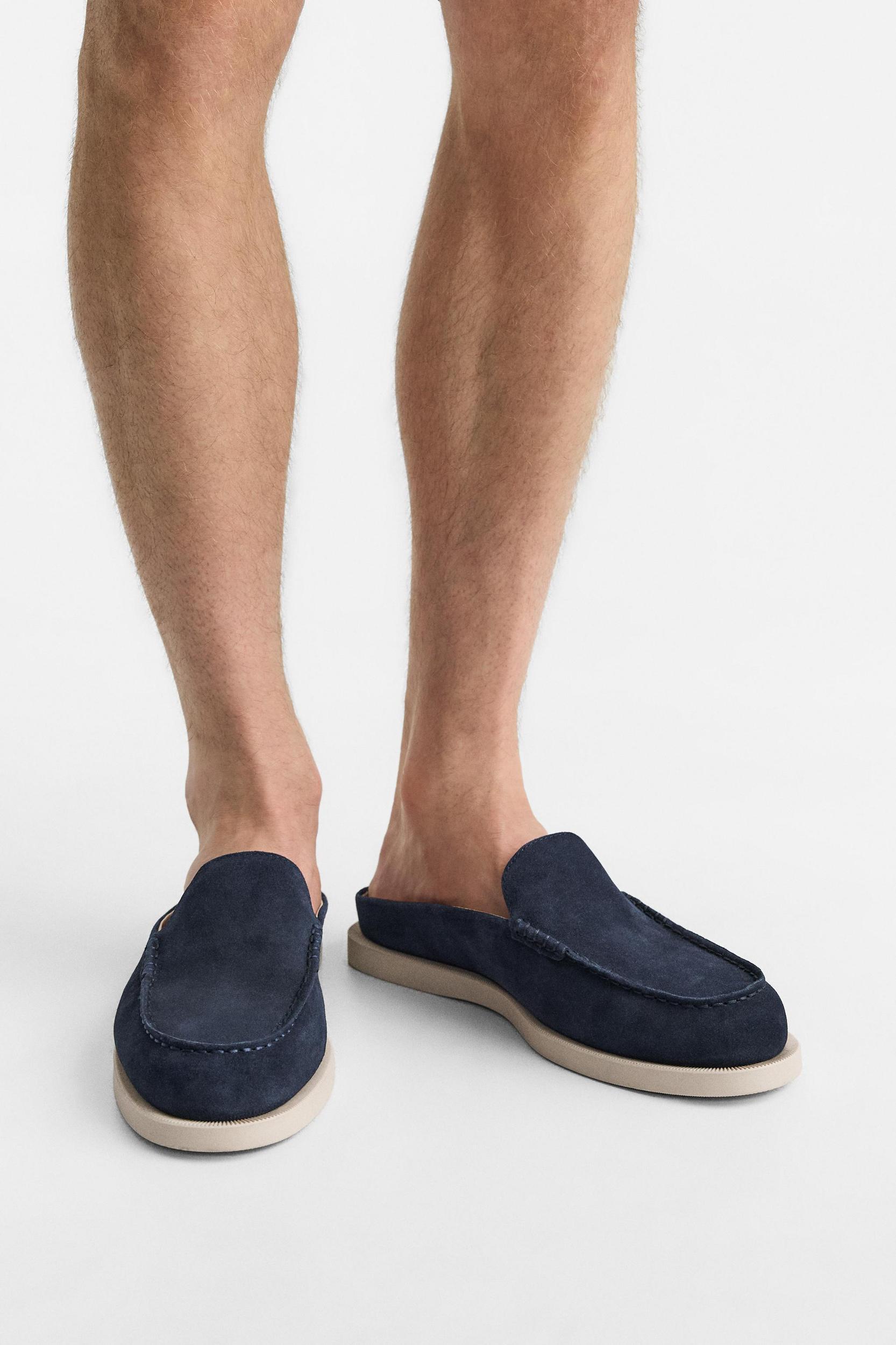 LEATHER MULE LOAFERS Product Image
