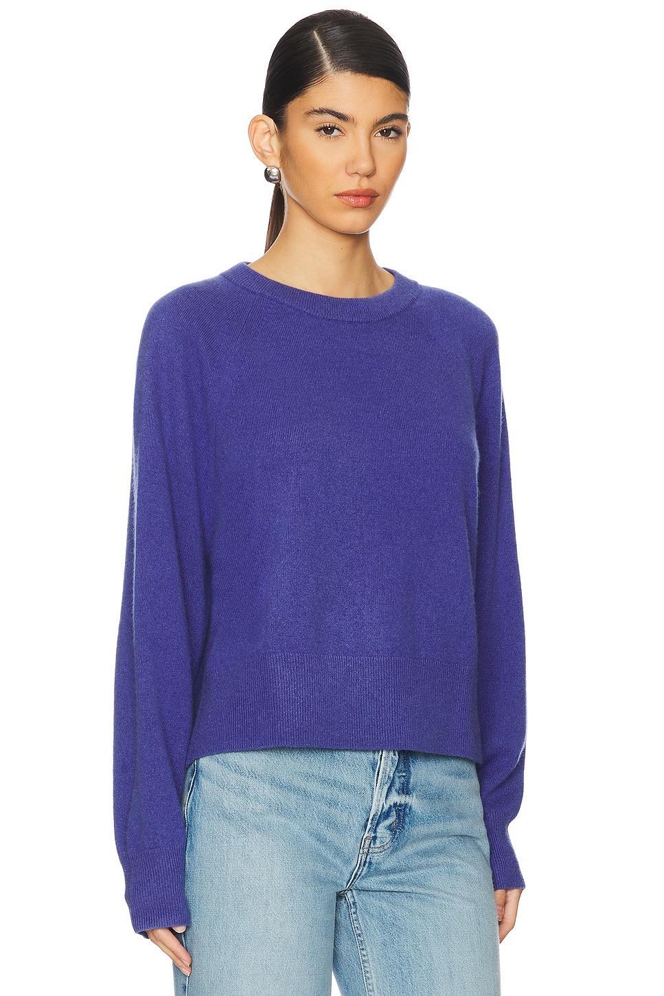Cashmere Sweatshirt White + Warren Product Image