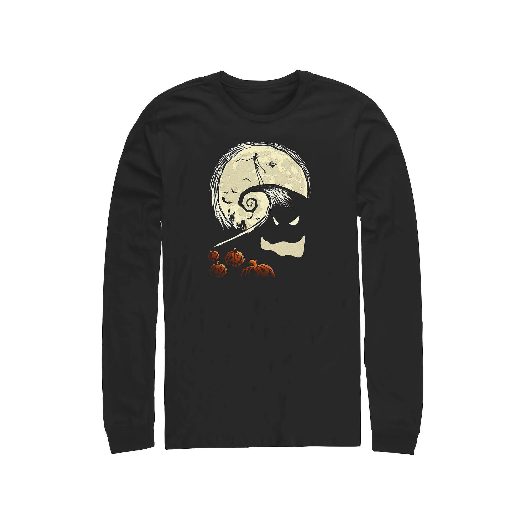 Disney's The Nightmare Before Christmas Jack On Oogie Boogie Hill Men's Graphic Tee, Size: Small, Black Product Image
