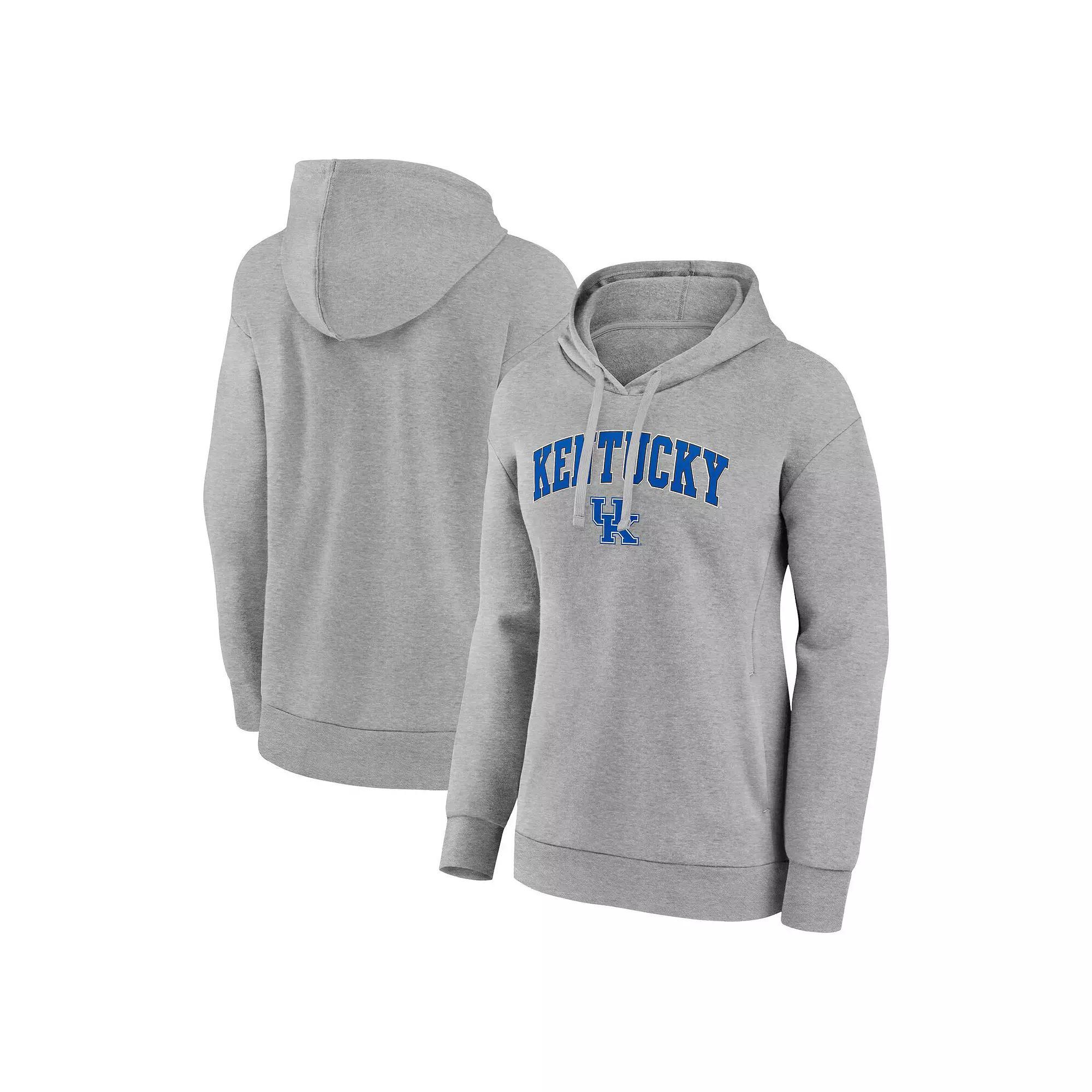Womens Fanatics Branded Heather Gray Kentucky Wildcats Evergreen Campus Pullover Hoodie Product Image