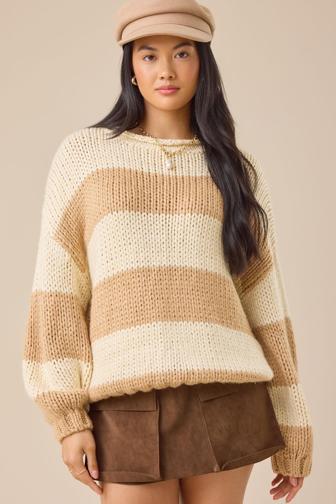 Fawn Striped Sweater Product Image