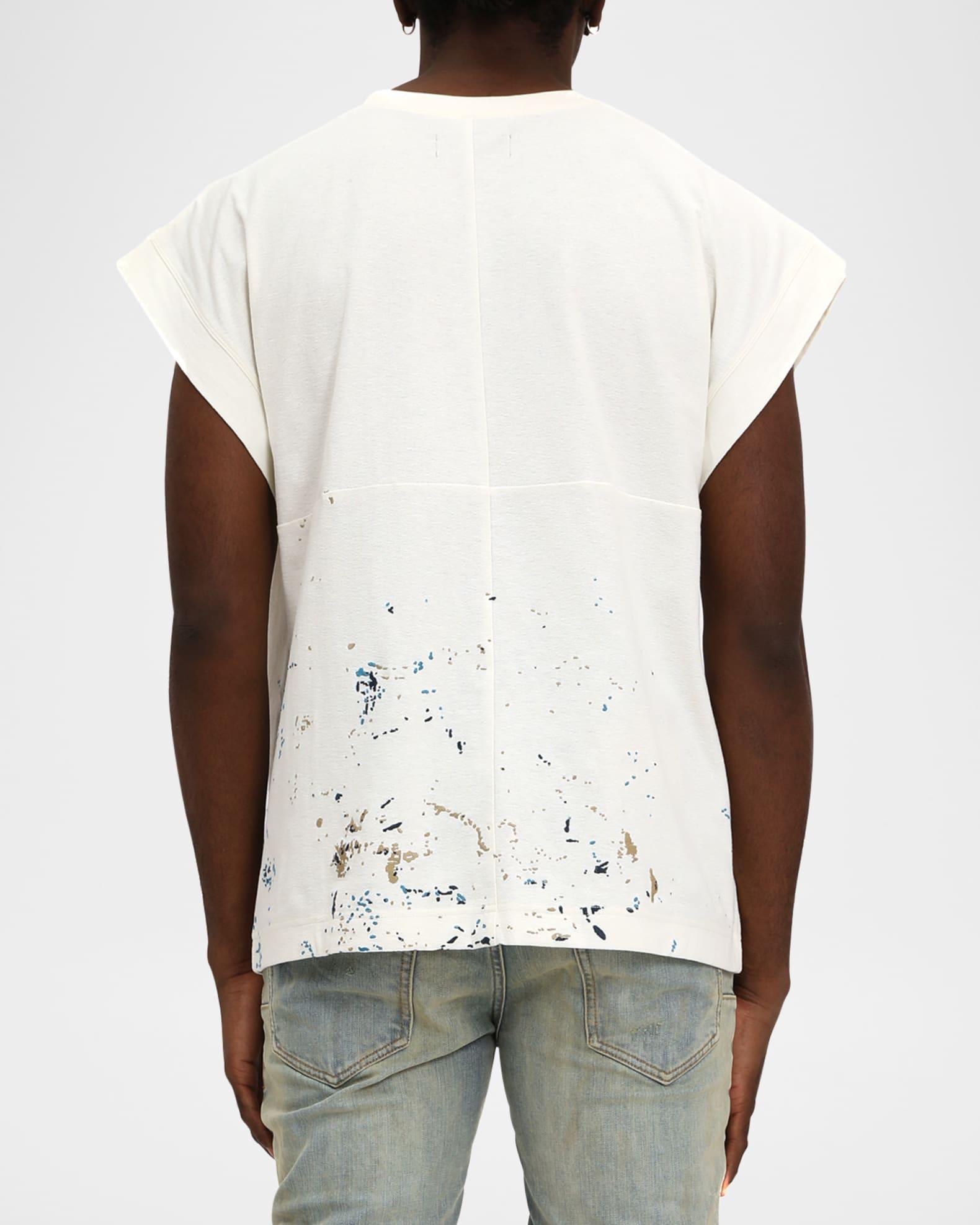 Men's Sleeveless Graphic Print Top  Product Image