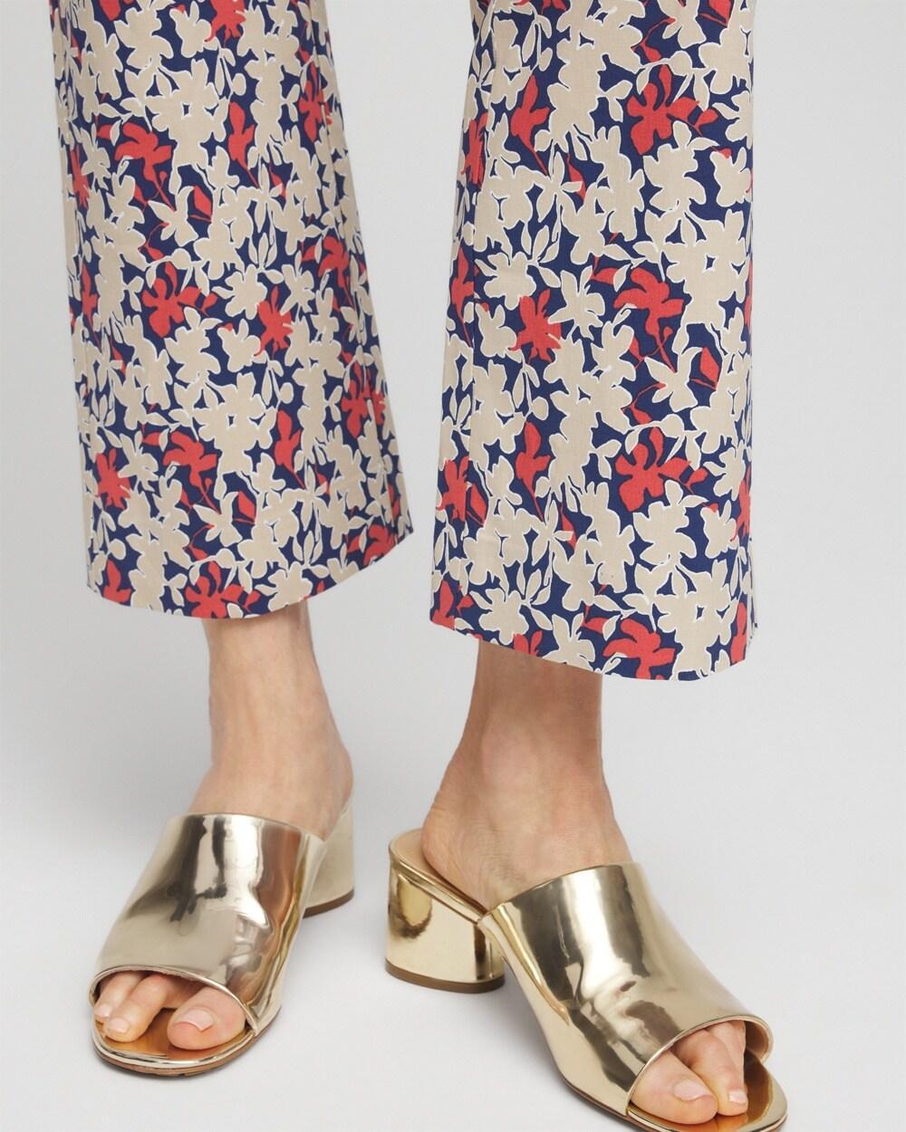 Juliet Floral Kick Flare Pants Product Image