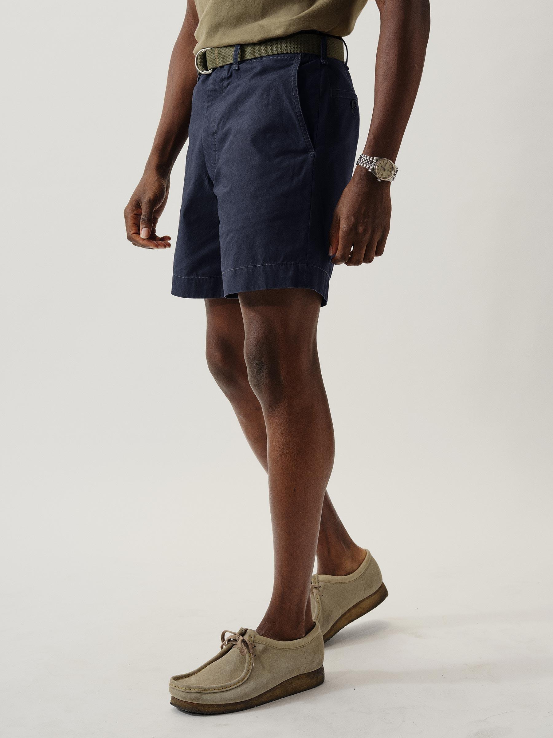 Dress Navy Venice Wash Parachute Poplin Carry-On 6.5" Short - Buck Mason- Modern American Classics Product Image