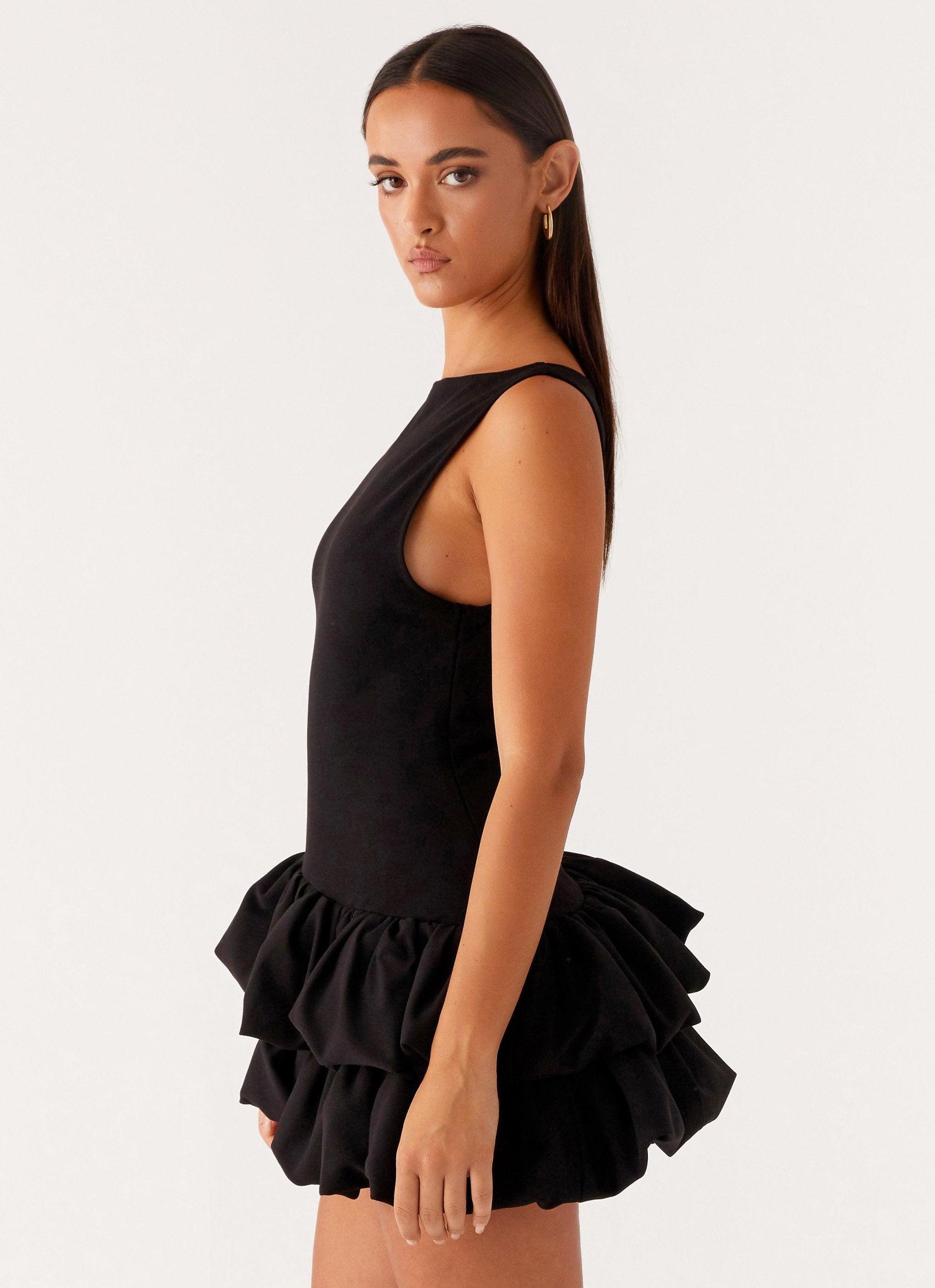Break Free Mini Dress - Black Product Image