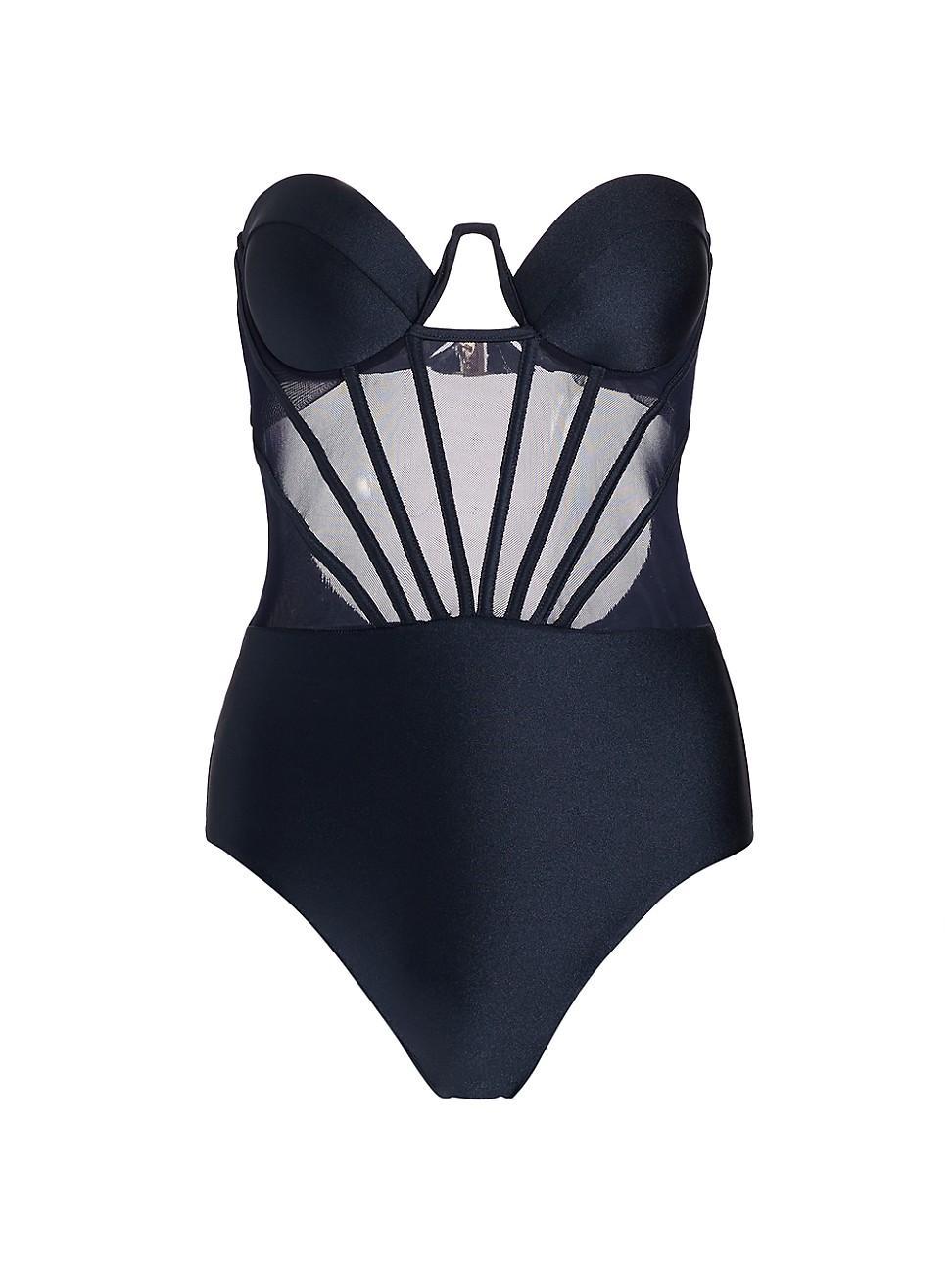 Womens Ottie Corset One-Piece Swimsuit Product Image