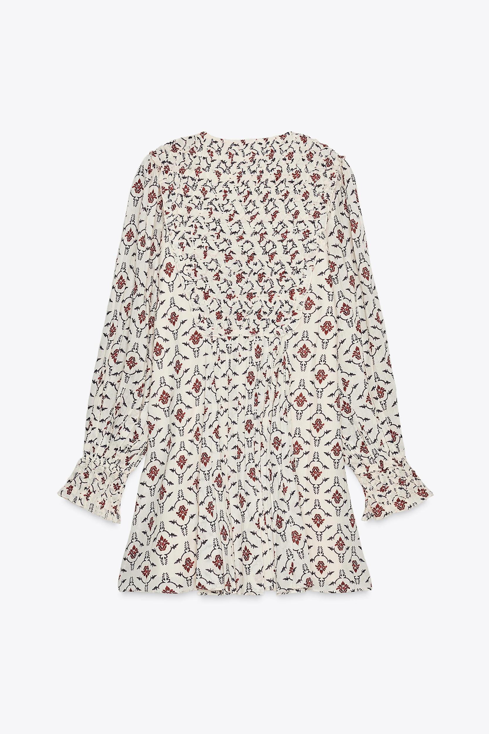 ZW COLLECTION PRINTED SHORT DRESS Product Image