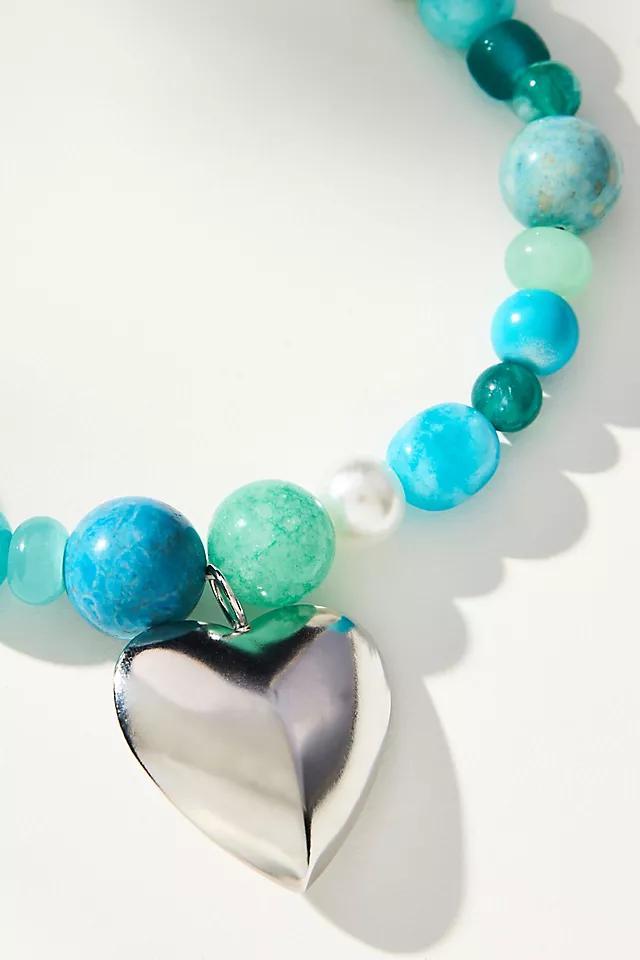Beaded Icon Charm Necklace Product Image