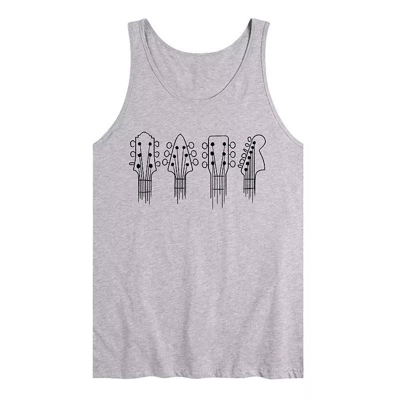 Mens Brushstroke Guitars Tank Top Product Image