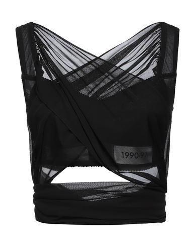 DOLCE & GABBANA Woman Top Black Size 2 Viscose, Polyester, Elastane Product Image