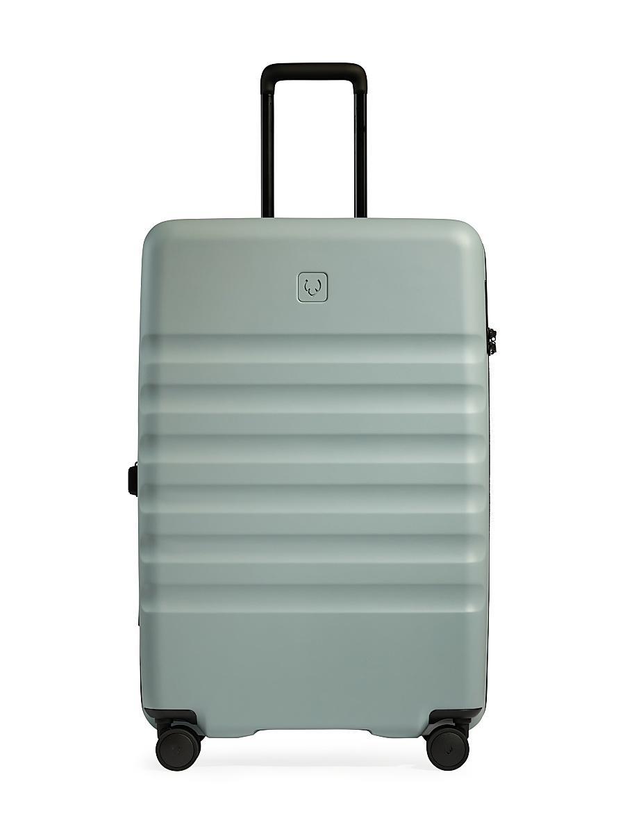 Mens Icon Stripe Expandable Hardshell Spin Suitcase Product Image