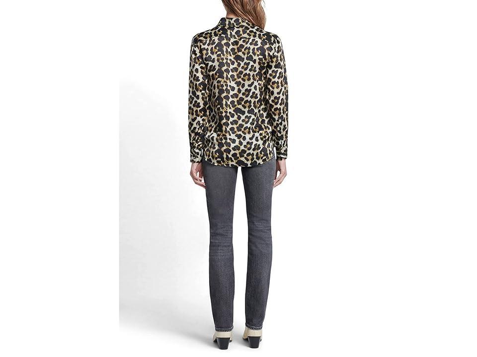 7 For All Mankind High Shine (Leopard) Women's Clothing Product Image