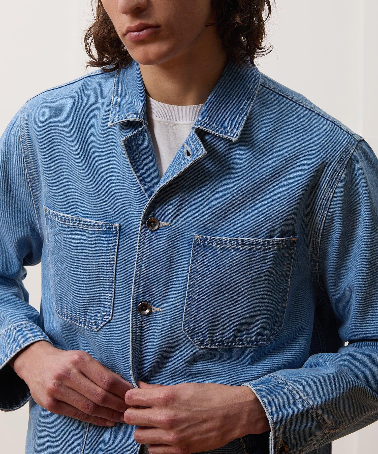 Denim Engineer Coat Product Image