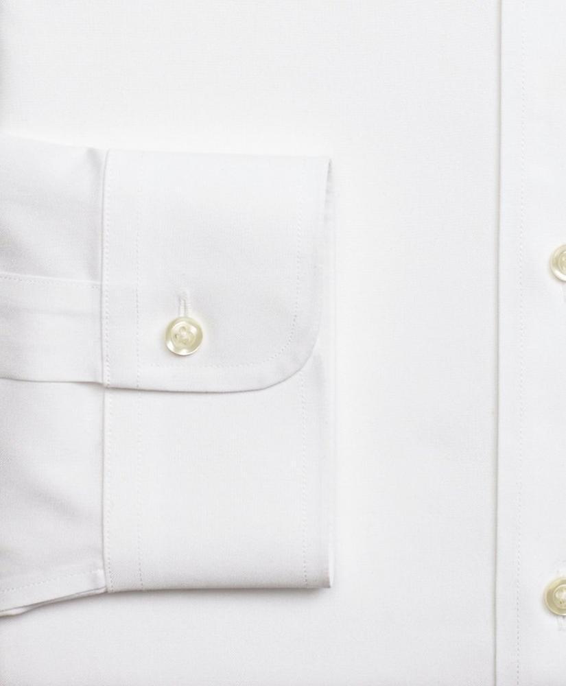 Stretch Supima® Cotton Non-Iron Pinpoint Oxford Ainsley Collar Dress Shirt Product Image