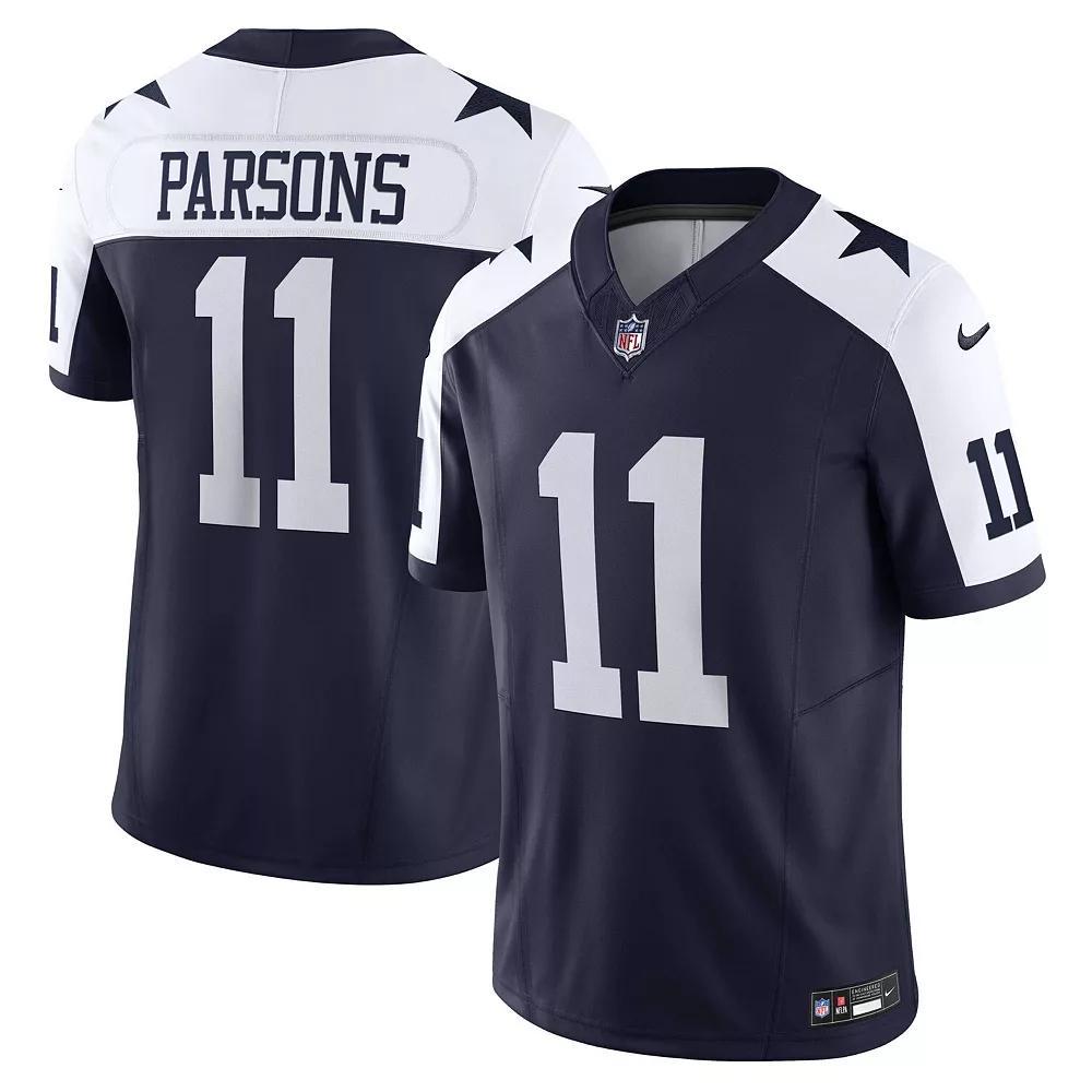 Men's Nike Micah Parsons Navy Dallas Cowboys Vapor F.U.S.E. Limited Jersey, Size: 2XL, Blue Product Image