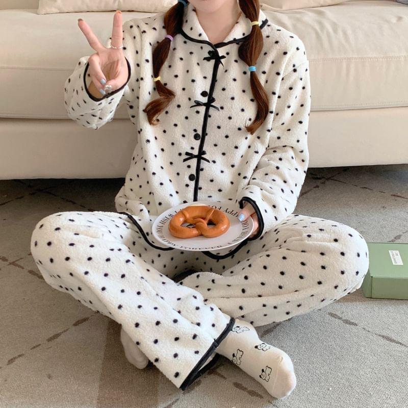 Dotted Pajama Set Product Image