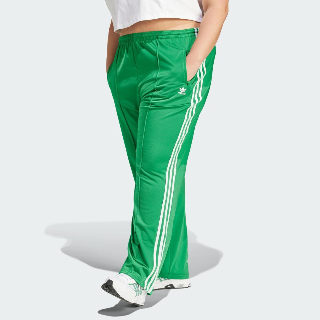 adidas Adicolor Classics Firebird Track Pants (Plus Size) Magic Beige 2X Womens Product Image