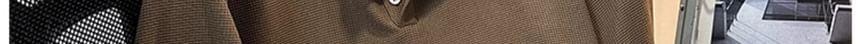Long-Sleeve Henley Plain Tee Product Image