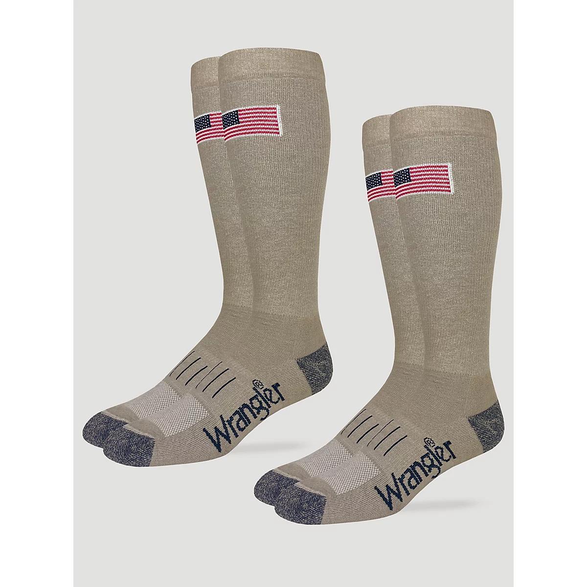 Men's Ultra-Dri® USA Tall Boot Sock in Khaki Product Image