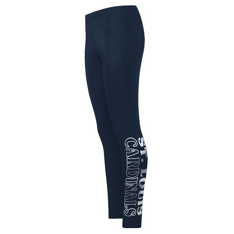 Women's G-III 4Her by Carl Banks Navy St. Louis Cardinals Stadium Lightweight Leggings, Size: Small, Blue Product Image