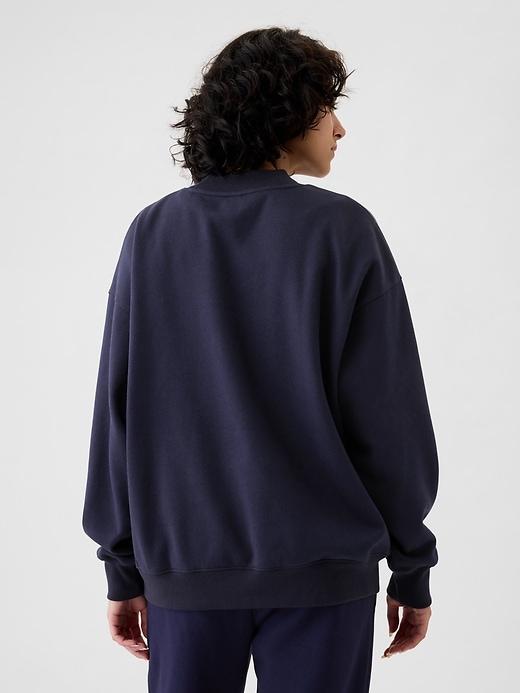 VintageSoft Gap Logo Mockneck Sweatshirt Product Image