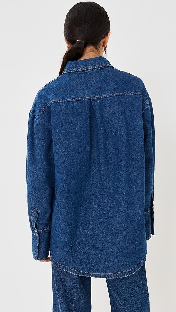 Lioness Off Duty Denim Shirt | Shopbop Product Image