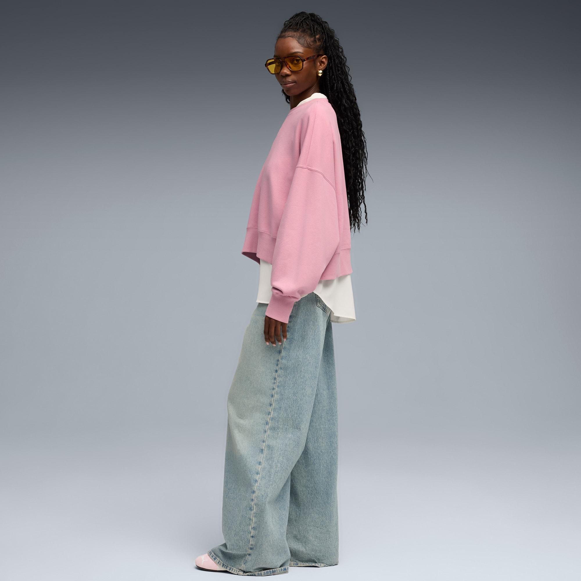 Wardrobe Essentials Women's Oversized Crew Sweatshirt Product Image