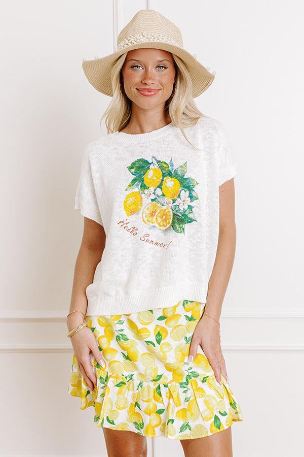 Love And Limoncello Knit Top Product Image