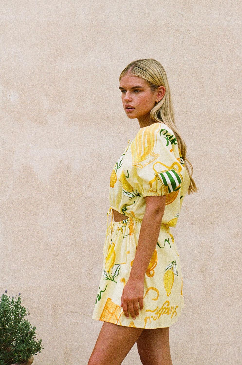 Milo Dress - Amalfi Citrus Product Image