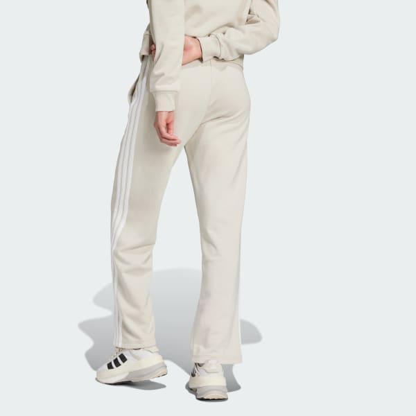 Women's adidas Essentials Small Logo Fleece Pants, Size: XL, Wonder Alumina White Product Image