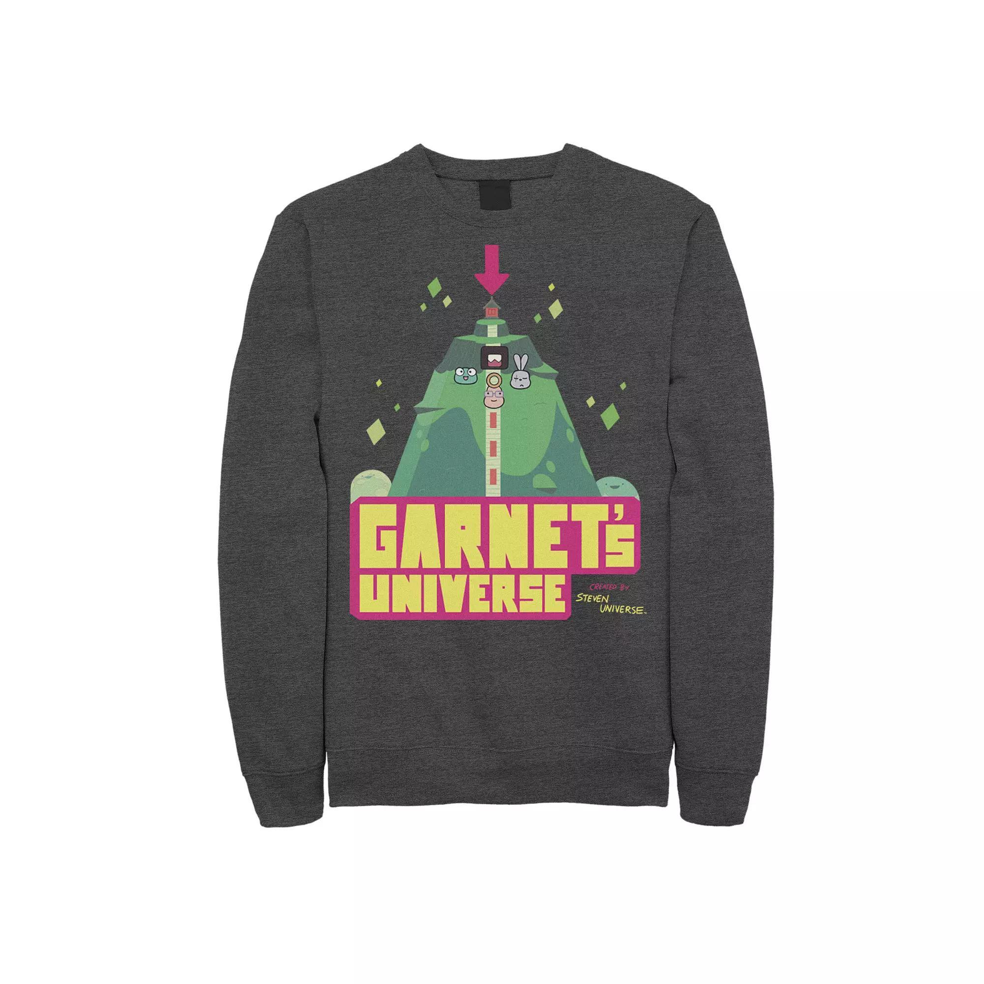 Men's Cartoon Network Steven Universe Garnet's Universe Cartoon Sweatshirt, Size: 3XL, Black Product Image