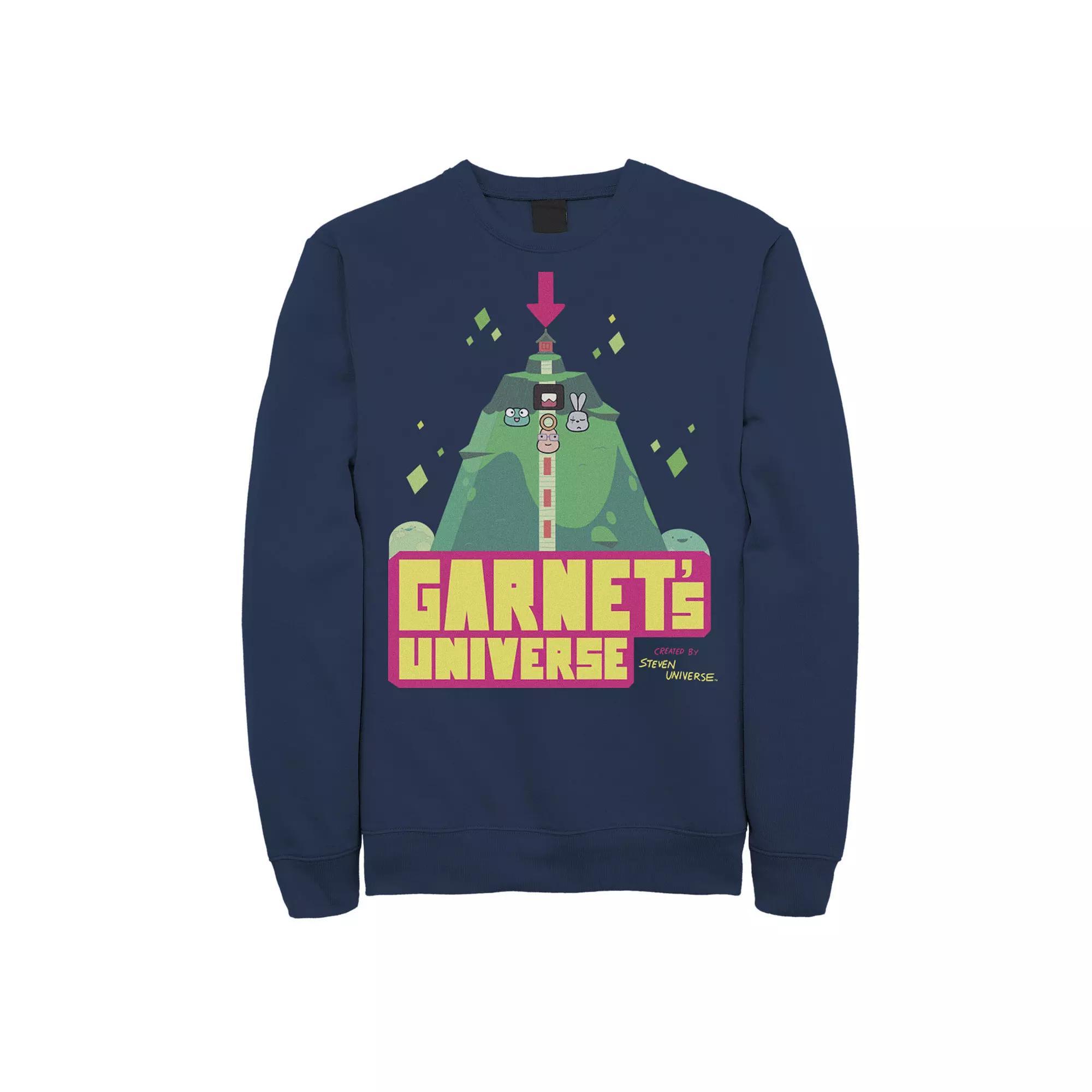 Men's Cartoon Network Steven Universe Garnet's Universe Cartoon Sweatshirt, Size: 3XL, Black Product Image