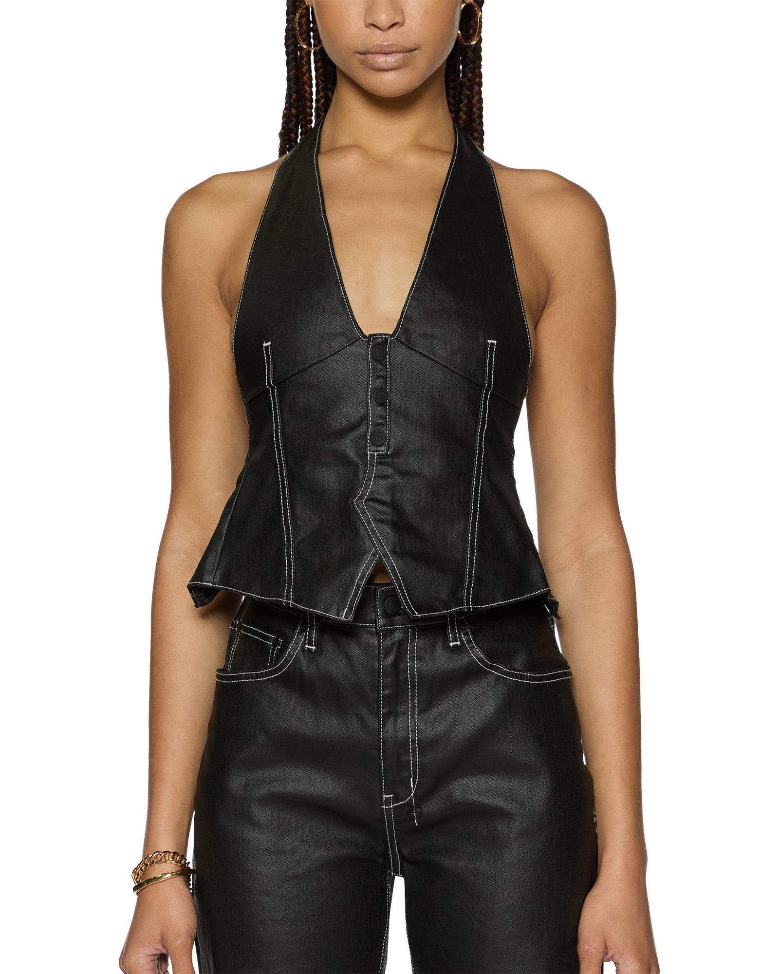 VALENTINA HALTER TOP SLICKER Female Product Image