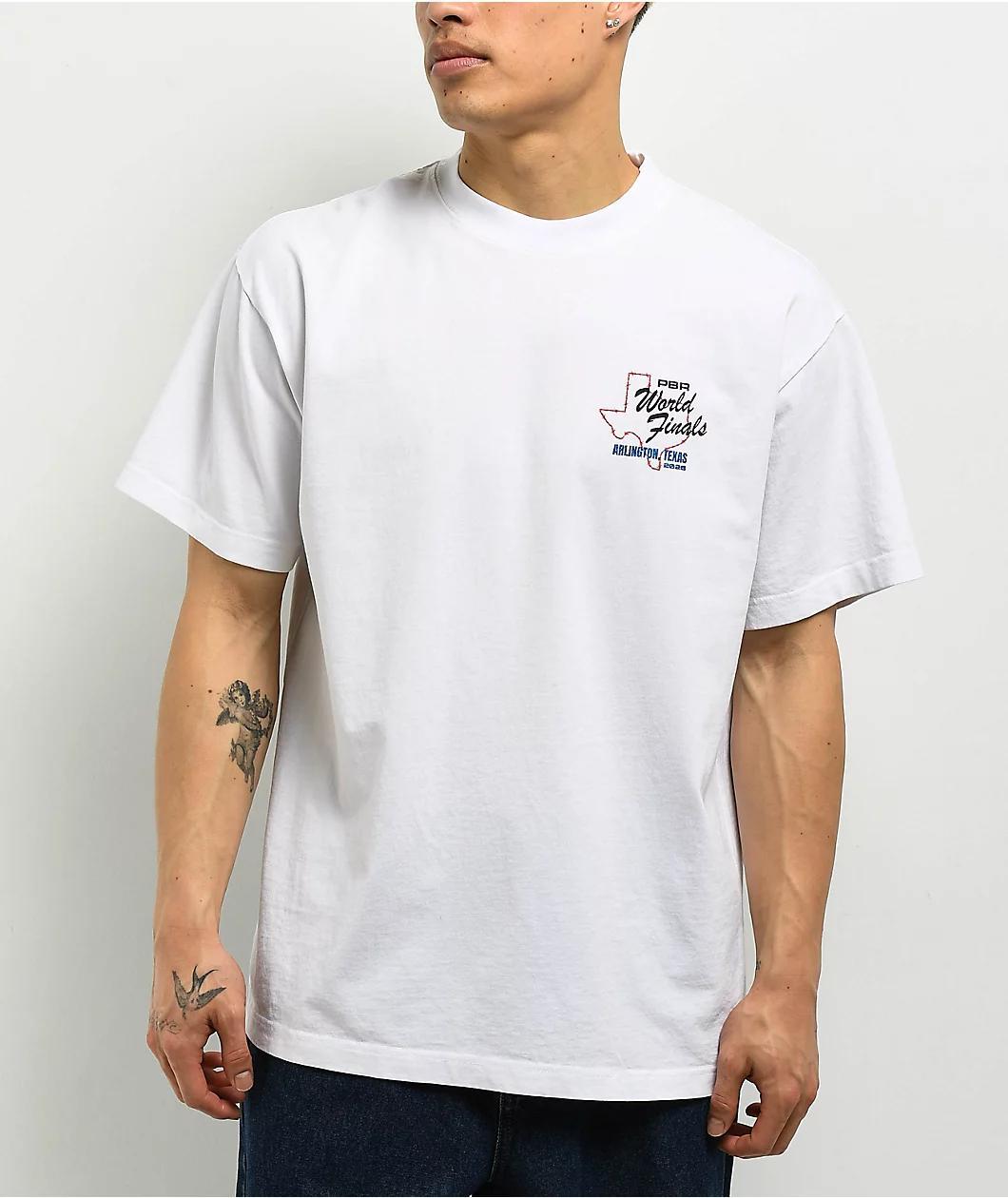 Professional Bull Riders World Finals White T-Shirt Product Image