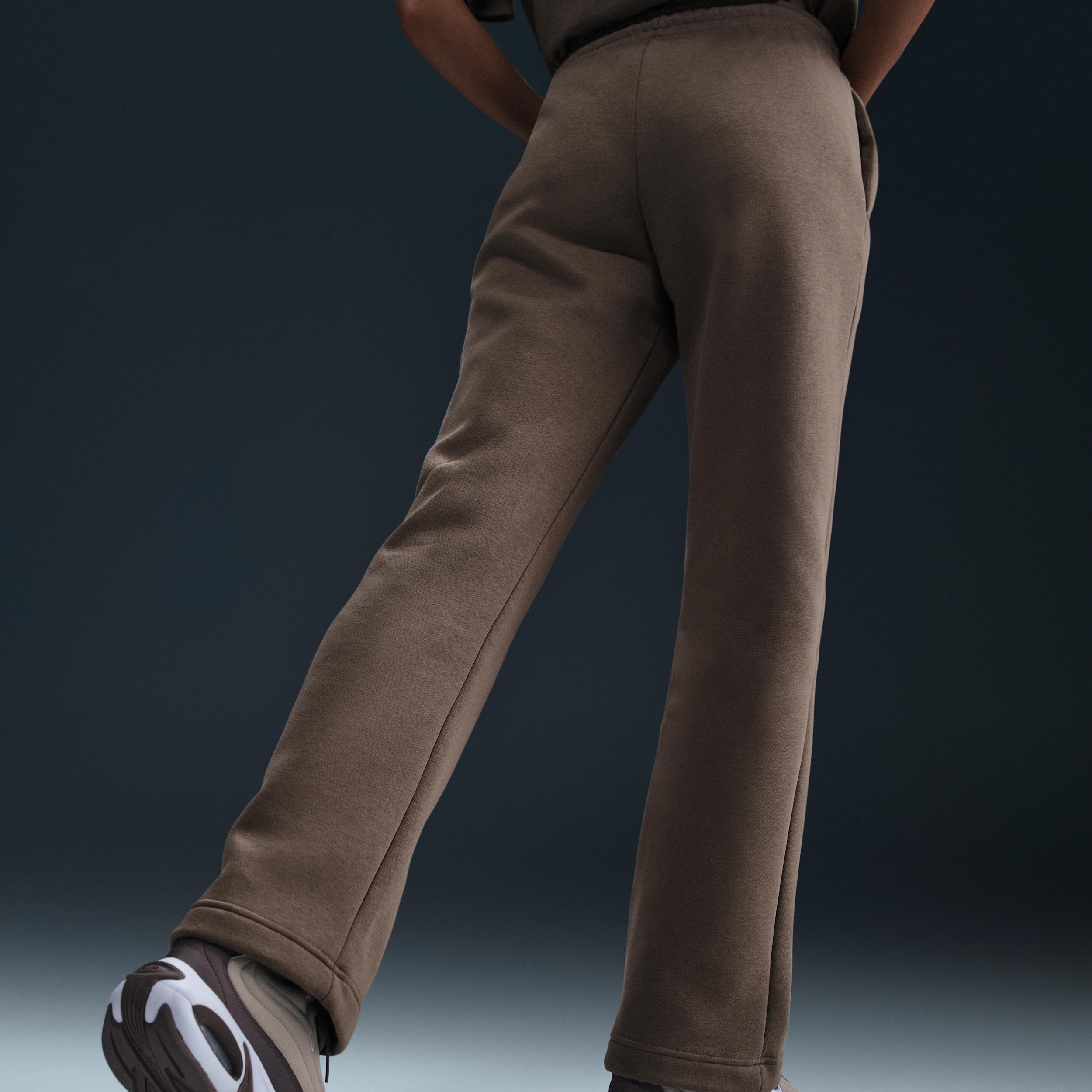 Women's Nike Sportswear Phoenix Fleece Mid-Rise Open-Hem Pants Product Image