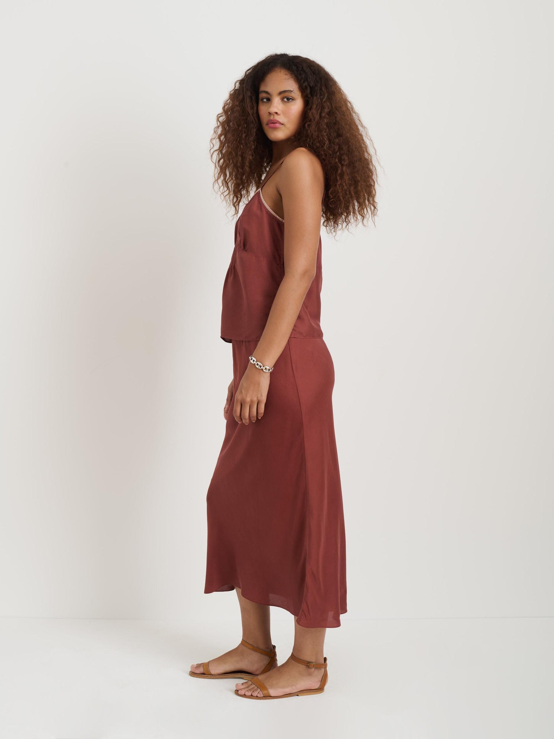Lilly Cami In Washed Silk Product Image