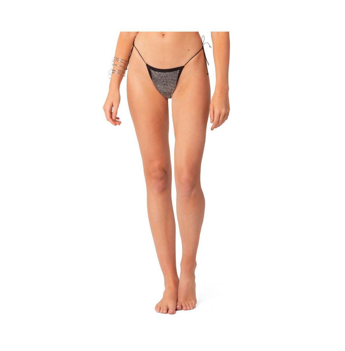 Edikted Womens Bikini Bottoms With Diamonds Product Image