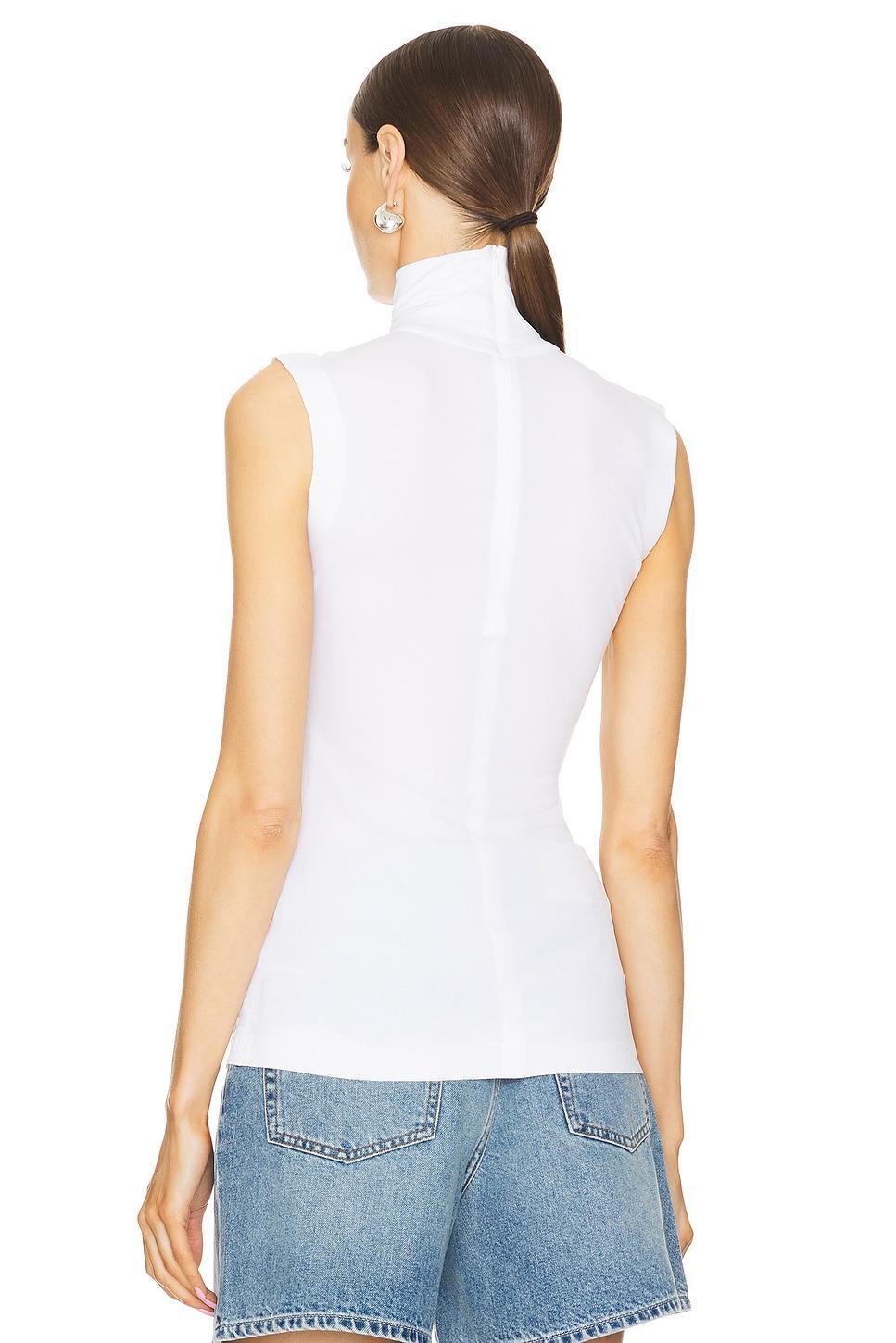 Slim Fit Sleeveless Turtleneck Top Norma Kamali Product Image