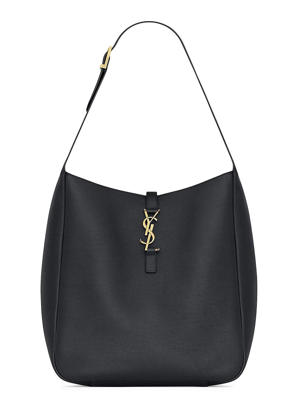 Womens Le 5  7 Supple Large Shoulder Bag in Smooth Leather Product Image