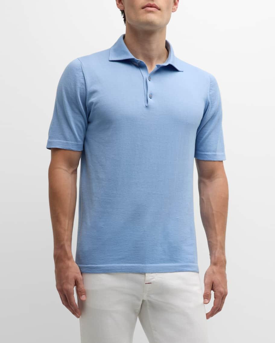 Mens Cotton Polo Shirt Product Image
