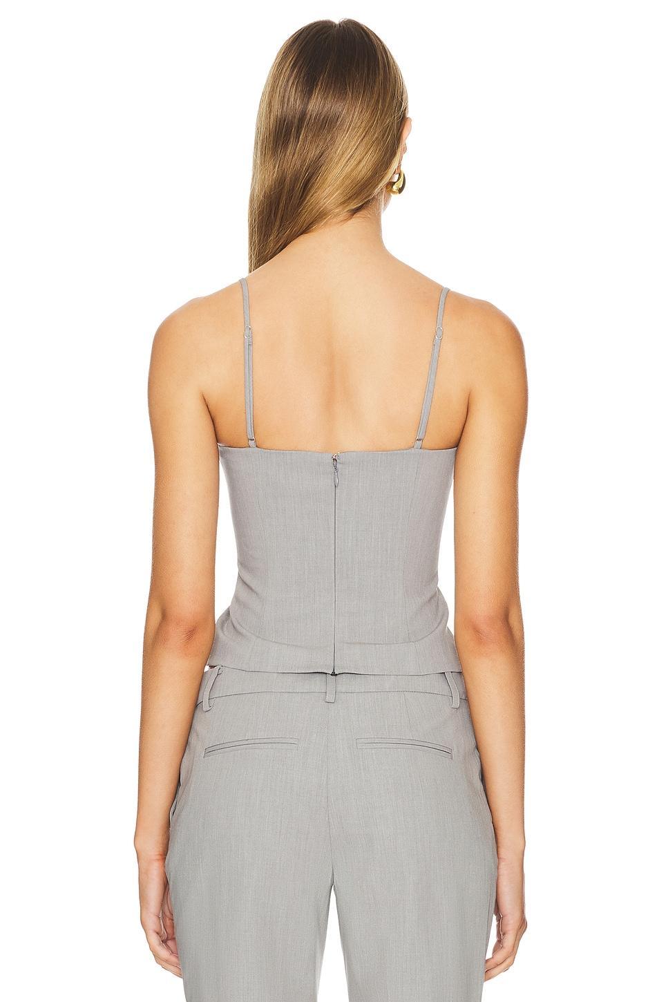 Lovers and Friends Jones Top in Gray Product Image