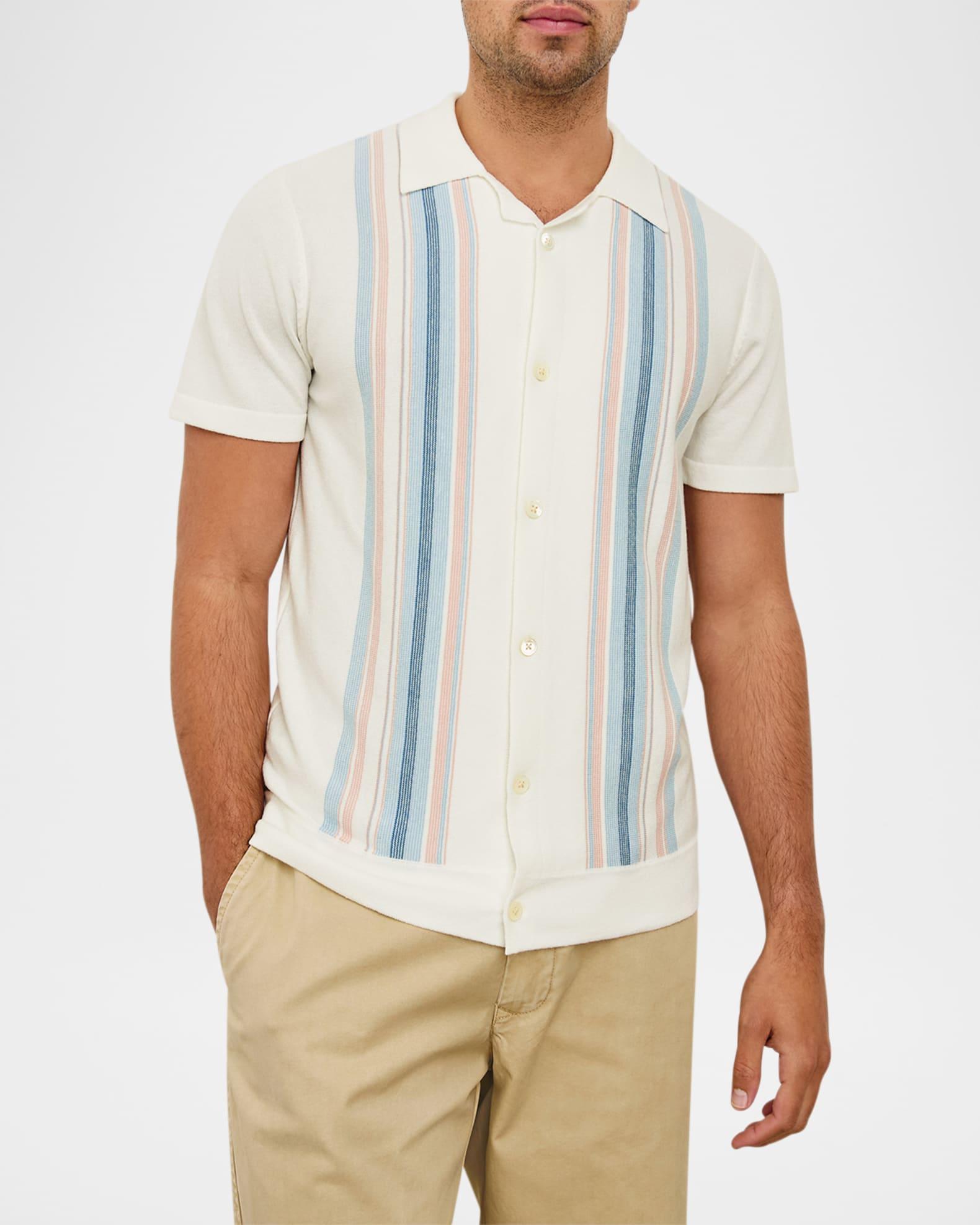 Men's Silas Knit Button-Down Shirt Product Image