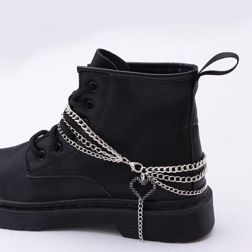 Heart Layered Shoe Chain Product Image